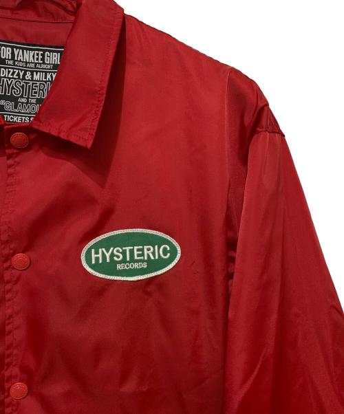Hysteric Glamour（ヒステリックグラマー）Hysteric Glamour (ヒステリックグラマー) コーチジャケット レッド サイズ:Lの古着・服飾アイテム