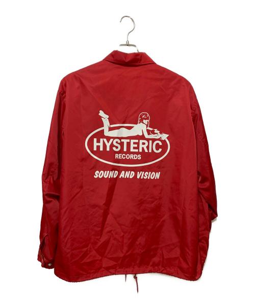 Hysteric Glamour（ヒステリックグラマー）Hysteric Glamour (ヒステリックグラマー) コーチジャケット レッド サイズ:Lの古着・服飾アイテム