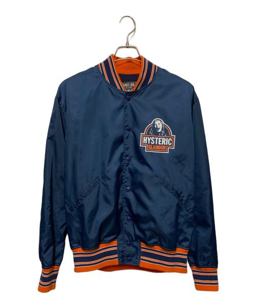 Hysteric Glamour（ヒステリックグラマー）Hysteric Glamour (ヒステリックグラマー) MAKE ME SMILEゾン ネイビー サイズ:Lの古着・服飾アイテム