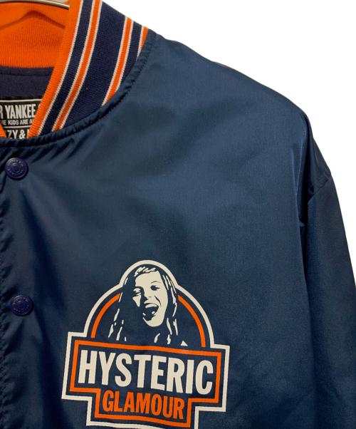 Hysteric Glamour（ヒステリックグラマー）Hysteric Glamour (ヒステリックグラマー) MAKE ME SMILEゾン ネイビー サイズ:Lの古着・服飾アイテム