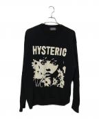 Hysteric Glamourヒステリックグラマー）の古着「ヒスガール ニット」｜ブラック