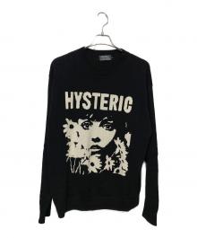 Hysteric Glamour（ヒステリックグラマー）の古着「ヒスガール ニット」｜ブラック