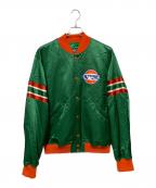 Hysteric Glamourヒステリックグラマー）の古着「HYSTERIC DUST STADIUM JUMPER」｜グリーン×オレンジ