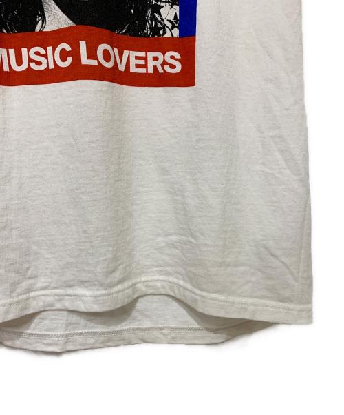 Hysteric Glamour（ヒステリックグラマー）Hysteric Glamour (ヒステリックグラマー) HG MUSIC MAGAZINE Tシャツ ホワイト サイズ:Lの古着・服飾アイテム