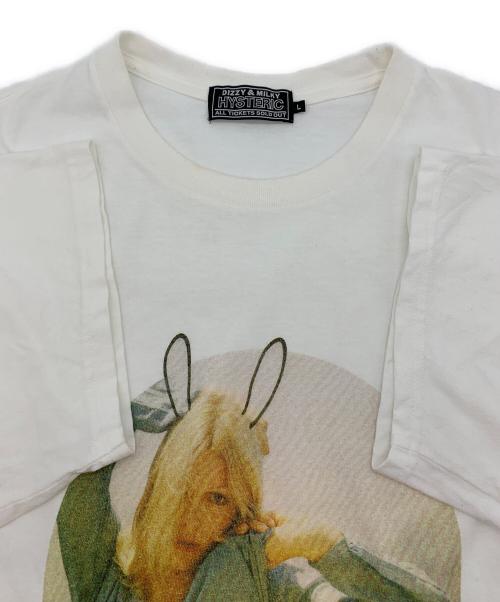 Hysteric Glamour（ヒステリックグラマー）Hysteric Glamour (ヒステリックグラマー) HITCHHIKER Ｔシャツ ホワイト サイズ:Lの古着・服飾アイテム