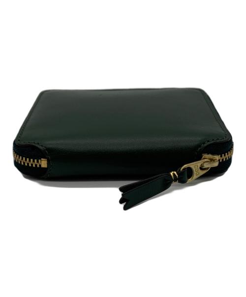 COMME des GARCONS（コムデギャルソン）COMME des GARCONS (コムデギャルソン) CLASSIC PLAIN2つ折り財布 グリーンの古着・服飾アイテム