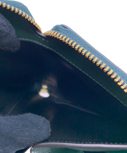 COMME des GARCONS（コムデギャルソン）COMME des GARCONS (コムデギャルソン) CLASSIC PLAIN2つ折り財布 グリーンの古着・服飾アイテム