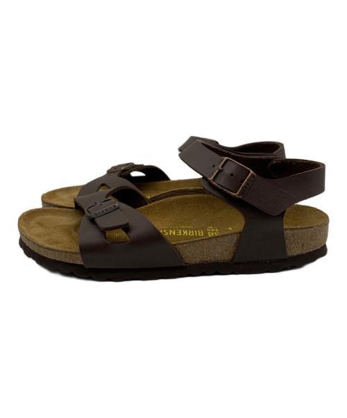 BIRKENSTOCK（ビルケンシュトック）BIRKENSTOCK (ビルケンシュトック) RIOサンダル ブラウン サイズ:24.5の古着・服飾アイテム