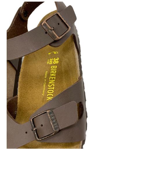BIRKENSTOCK（ビルケンシュトック）BIRKENSTOCK (ビルケンシュトック) RIOサンダル ブラウン サイズ:24.5の古着・服飾アイテム