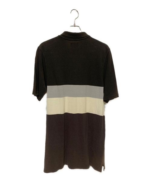 stussy（ステューシー）stussy (ステューシー) ポロシャツ ブラウン サイズ:Lの古着・服飾アイテム