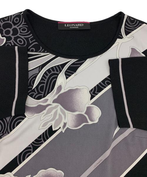LEONARD（レオナール）LEONARD (レオナール) カットソー ブラック サイズ:40の古着・服飾アイテム