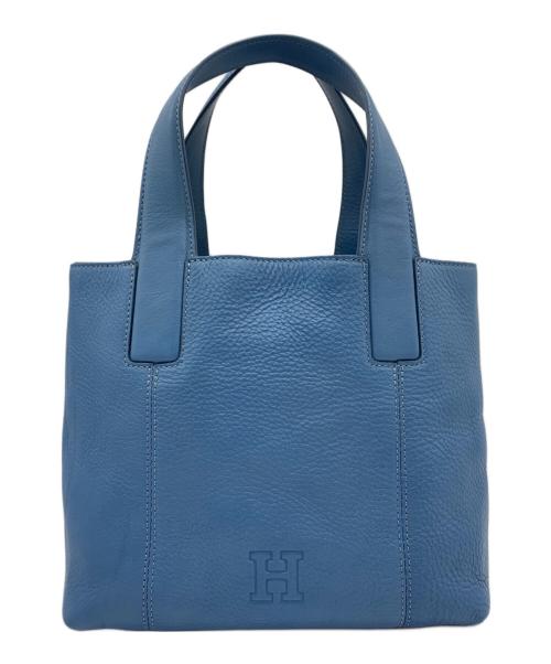 HIROFU（ヒロフ）HIROFU (ヒロフ) ミニレザートートバッグ スカイブルーの古着・服飾アイテム