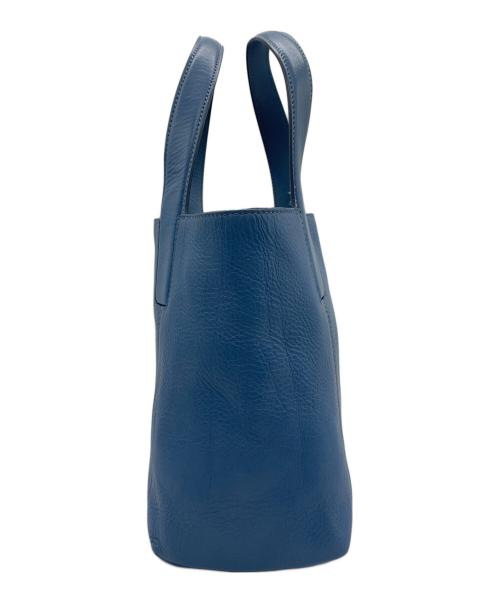 HIROFU（ヒロフ）HIROFU (ヒロフ) ミニレザートートバッグ スカイブルーの古着・服飾アイテム