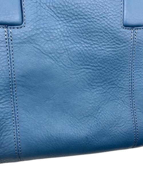 HIROFU（ヒロフ）HIROFU (ヒロフ) ミニレザートートバッグ スカイブルーの古着・服飾アイテム