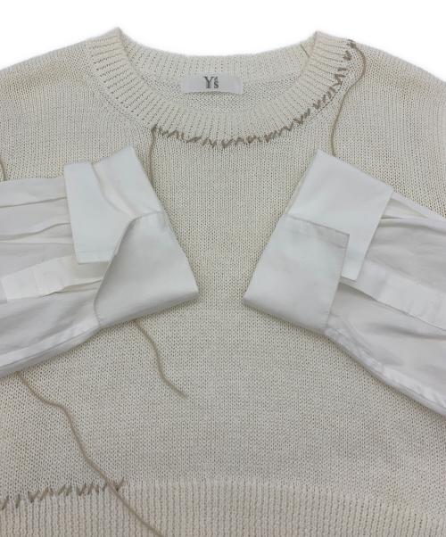 Y's（ワイズ）Y's (ワイズ) ドッキングニット アイボリー サイズ:2の古着・服飾アイテム