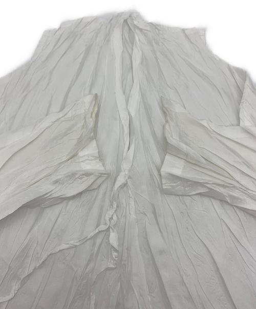 PLEATS PLEASE（プリーツプリーズ）PLEATS PLEASE (プリーツプリーズ) プリーツブラウス ホワイト サイズ:3の古着・服飾アイテム