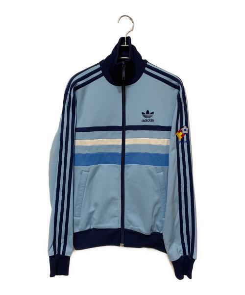 adidas（アディダス）adidas (アディダス) トラックジャケット ネイビー×スカイブルー サイズ:XSの古着・服飾アイテム