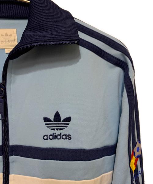adidas（アディダス）adidas (アディダス) トラックジャケット ネイビー×スカイブルー サイズ:XSの古着・服飾アイテム