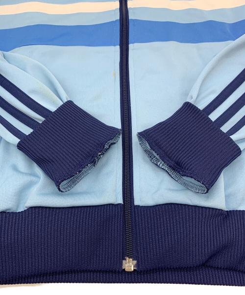 adidas（アディダス）adidas (アディダス) トラックジャケット ネイビー×スカイブルー サイズ:XSの古着・服飾アイテム