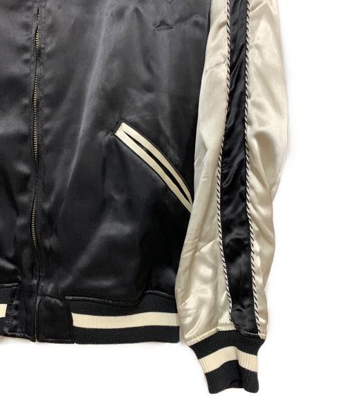 Hysteric Glamour（ヒステリックグラマー）Hysteric Glamour (ヒステリックグラマー) LOVE MAKER刺繍スカジャンブルゾン ブラック サイズ:XLの古着・服飾アイテム