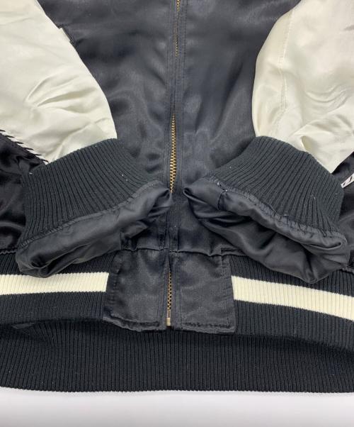 Hysteric Glamour（ヒステリックグラマー）Hysteric Glamour (ヒステリックグラマー) LOVE MAKER刺繍スカジャンブルゾン ブラック サイズ:XLの古着・服飾アイテム