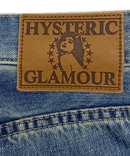 Hysteric Glamour（ヒステリックグラマー）Hysteric Glamour (ヒステリックグラマー) ダメージデニムパンツ ブルー サイズ:W32の古着・服飾アイテム