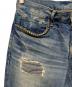 Hysteric Glamour (ヒステリックグラマー) ダメージデニムパンツ ブルー サイズ:W32：14000円
