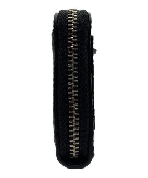 MARC JACOBS（マークジェイコブス）MARC JACOBS (マークジェイコブス) ザ デイジー レザー アイテムズ トップ ジップ マルチ ウォレット ブラックの古着・服飾アイテム