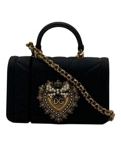 DOLCE & GABBANA（ドルチェ＆ガッバーナ）DOLCE & GABBANA (ドルチェ＆ガッバーナ) Women's Black Devotion Airpods Caseの古着・服飾アイテム