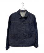 LEVI'Sリーバイス）の古着「TYPE II WORN TRUCKER」｜ネイビー