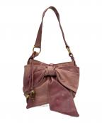 Yves Saint Laurentイヴサンローラン）の古着「サック・ボウ」｜ピンク