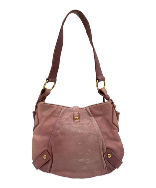 Yves Saint Laurent（イヴサンローラン）Yves Saint Laurent (イヴサンローラン) サック・ボウ ピンクの古着・服飾アイテム