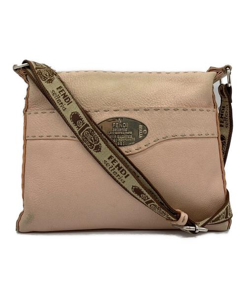 FENDI（フェンディ）FENDI (フェンディ) セレリア ショルダーバッグ ピンクの古着・服飾アイテム