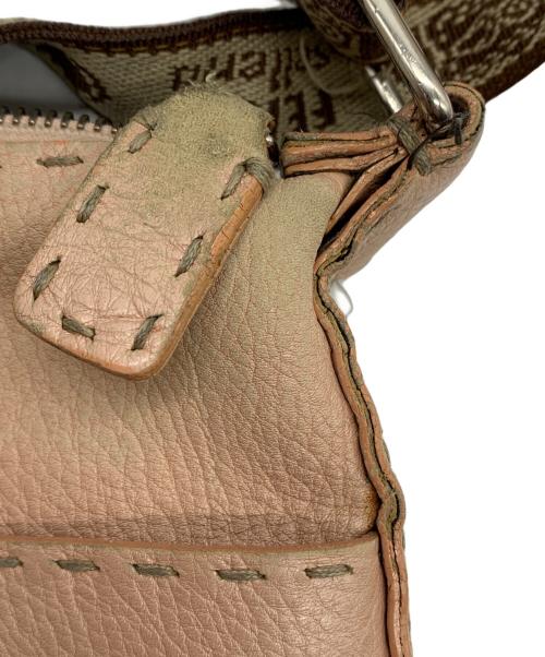 FENDI（フェンディ）FENDI (フェンディ) セレリア ショルダーバッグ ピンクの古着・服飾アイテム