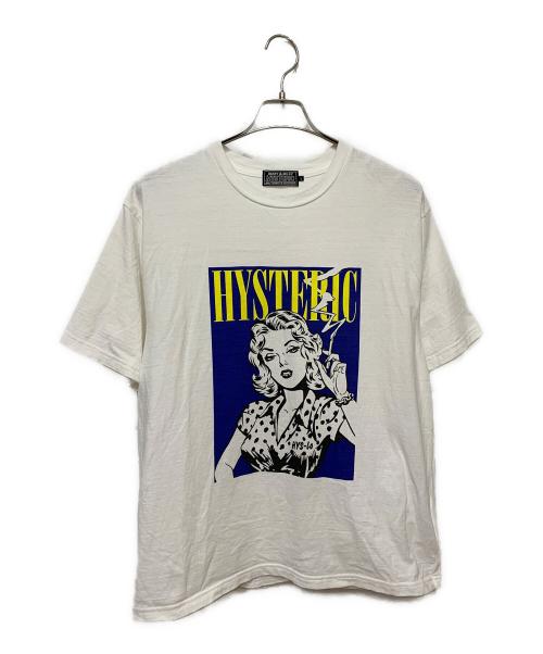 Hysteric Glamour（ヒステリックグラマー）Hysteric Glamour (ヒステリックグラマー) 半袖カットソー ホワイト サイズ:Lの古着・服飾アイテム