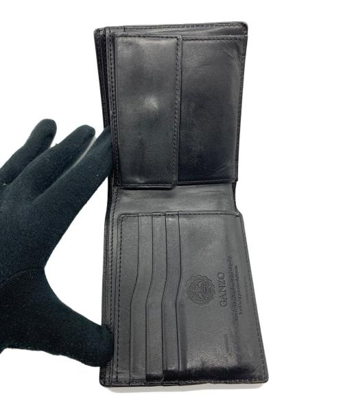 GANZO（ガンゾ）GANZO (ガンゾ) 2つ折り財布 ブラックの古着・服飾アイテム