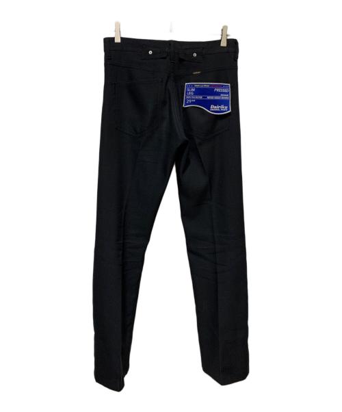 DAIRIKU（ダイリク）DAIRIKU (ダイリク) Pressed Pants ブラック サイズ:W29の古着・服飾アイテム