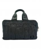 PORTERポーター）の古着「DEEPER ミニボストンバッグ」｜カーキ