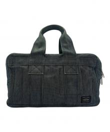 PORTER（ポーター）の古着「DEEPER ミニボストンバッグ」｜カーキ