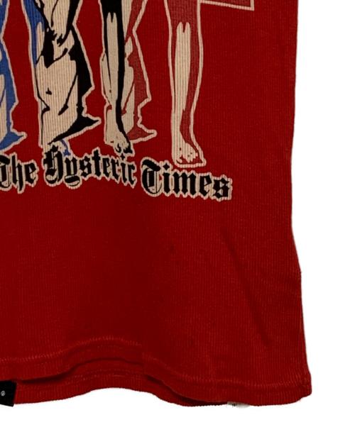 Hysteric Glamour（ヒステリックグラマー）Hysteric Glamour (ヒステリックグラマー) DONT LOOK BACKタンクトップ レッド サイズ:FREEの古着・服飾アイテム