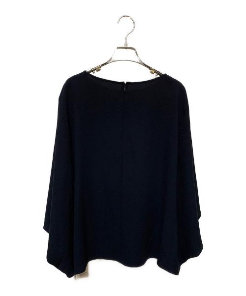 UNTITLED（アンタイトル）UNTITLED (アンタイトル) リラクミストモモンガブラウス ネイビー サイズ:02 未使用品の古着・服飾アイテム