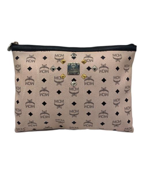 MCM（エムシーエム）MCM (エムシーエム) クラッチバッグ ピンクの古着・服飾アイテム