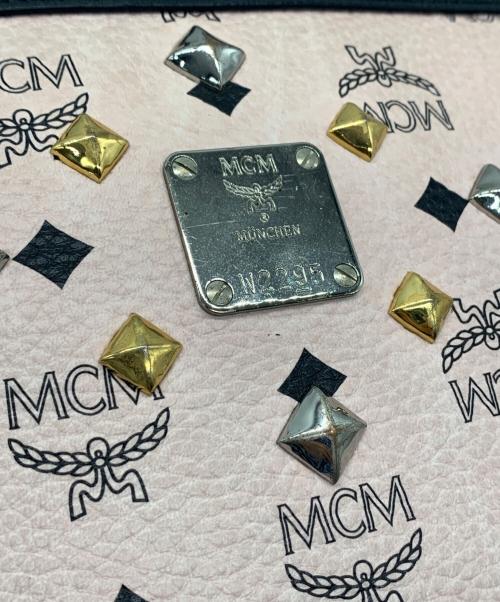 MCM（エムシーエム）MCM (エムシーエム) クラッチバッグ ピンクの古着・服飾アイテム