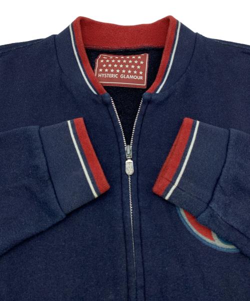 Hysteric Glamour（ヒステリックグラマー）Hysteric Glamour (ヒステリックグラマー) ジップジャケット ネイビー サイズ:FREEの古着・服飾アイテム