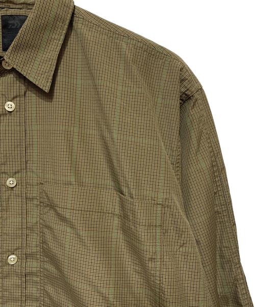 DAIWA PIER39（ダイワ ピア39）DAIWA PIER39 (ダイワ ピア39) Tech Work Shirts Ｌ/Ｓ Gun club Plaids ブラウン サイズ:Sの古着・服飾アイテム