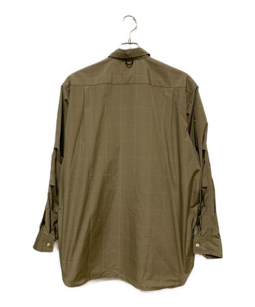 DAIWA PIER39（ダイワ ピア39）DAIWA PIER39 (ダイワ ピア39) Tech Work Shirts Ｌ/Ｓ Gun club Plaids ブラウン サイズ:Sの古着・服飾アイテム