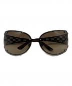 GUCCIグッチ）の古着「GG柄 サングラス」｜ブラウン