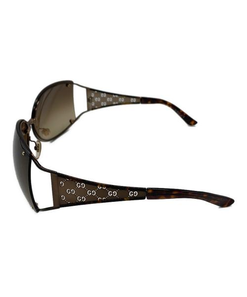 GUCCI（グッチ）GUCCI (グッチ) GG柄 サングラス ブラウン サイズ:66□14の古着・服飾アイテム