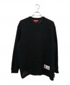 SUPREMEシュプリーム）の古着「Polartec Mesh L/S Football Top」｜ブラック