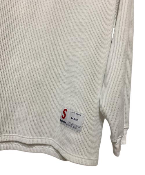 SUPREME（シュプリーム）Supreme (シュプリーム) Polartec Mesh L/S Football Top ホワイト サイズ:Lの古着・服飾アイテム